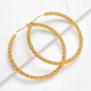 big gold hoop earrings
